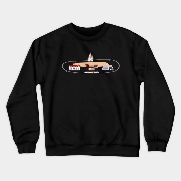 The Monorail Loop Crewneck Sweatshirt by Lunamis